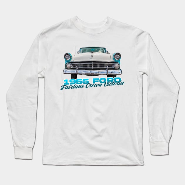 1955 Ford Fairlane Crown Victoria Long Sleeve T-Shirt by Gestalt Imagery